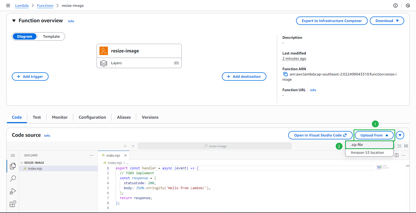 Uploading Source Code