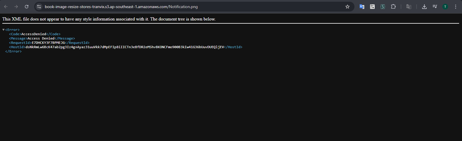 Access error