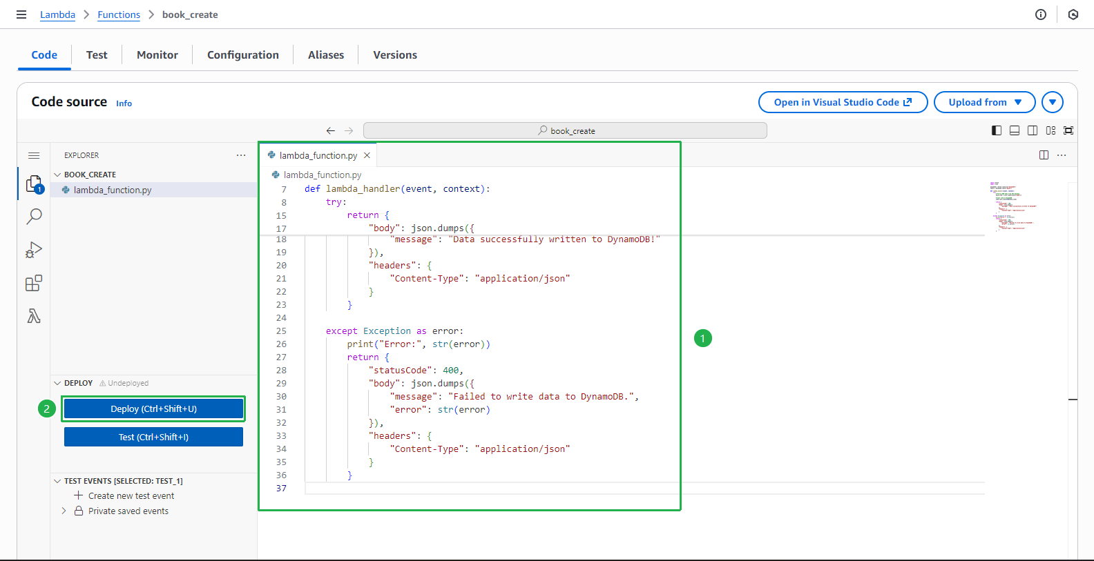 Configure Code