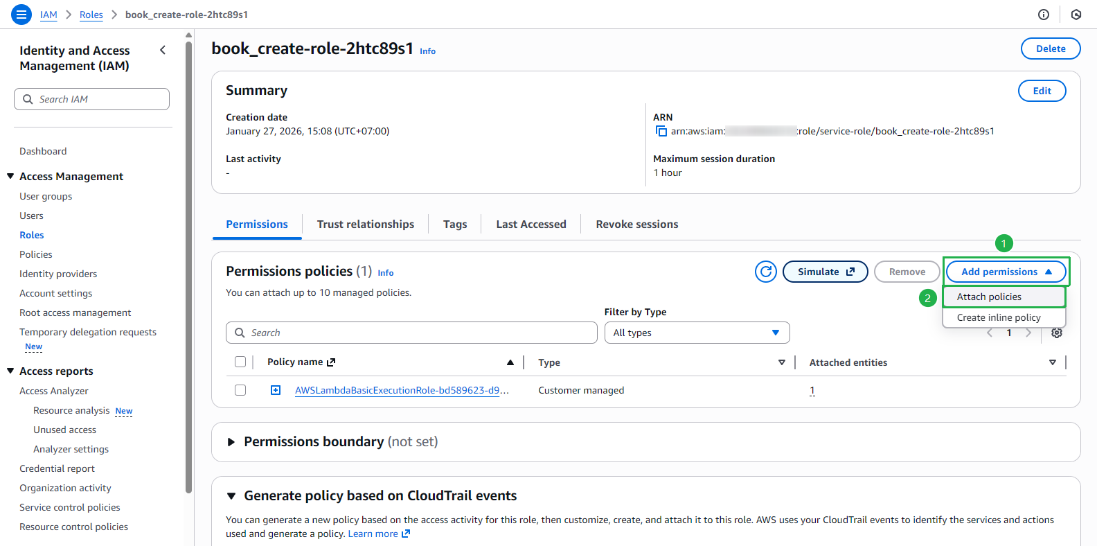 Add permissions